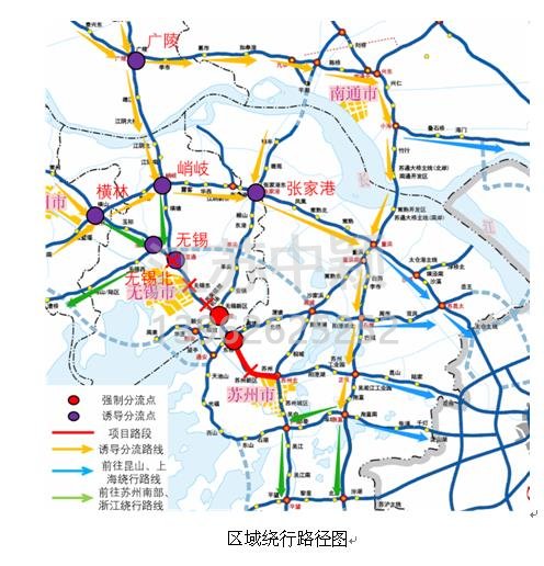 一、區(qū)域繞行分流 對于往上海、浙江方向的汽車,可在橫林樞紐、無錫北樞紐、峭岐樞紐、無錫樞紐、張家港、廣陵樞紐等6個樞紐繞行G4221滬武高速、G40滬陜高速、S48錫宜高速、S19通錫高速等。